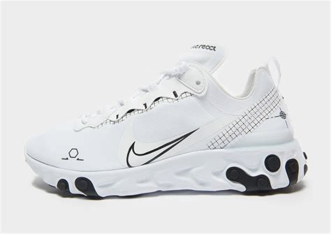 nike react 55 herren weiß|nike react element 55 review.